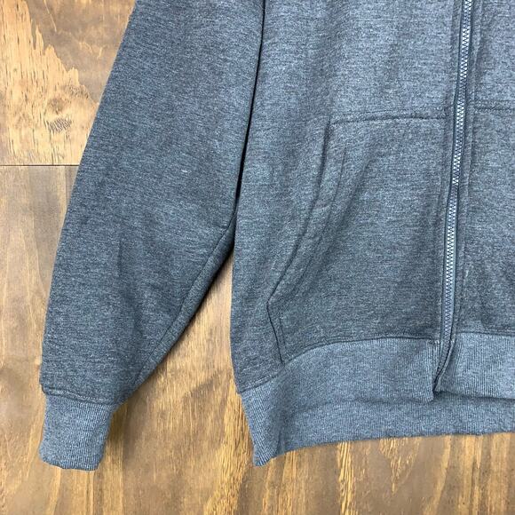 Access Womens Sweater Gray Hoodie Full Zip Body Warmer Comfort Large - Picture 3 of 12